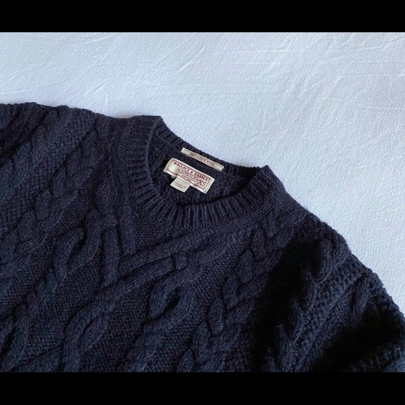 J Crew Wool Fisherman Sweater - Picture 2 of 3